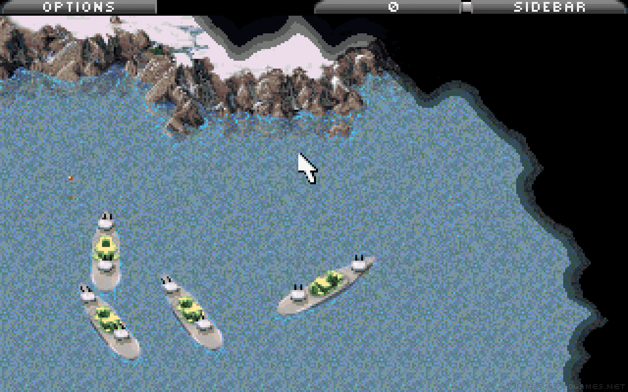 Gameplay screen of Command & Conquer: Red Alert (1/8) Gameplay screen of Command & Conquer: Red Alert (1/8)