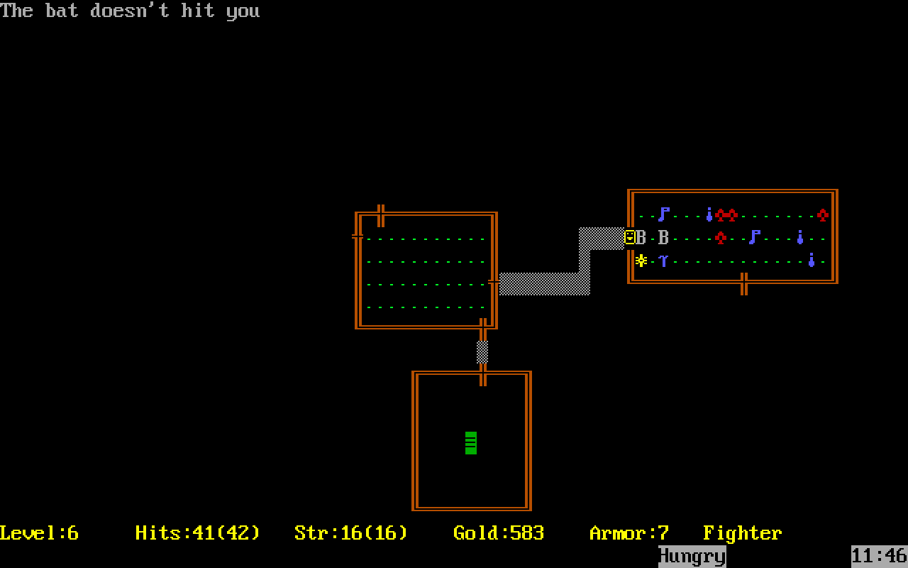 Gameplay screen of Rogue (2/8) Gameplay screen of Rogue (2/8)
