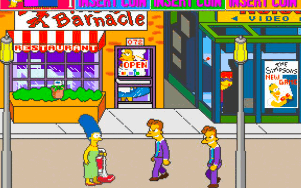 Gameplay screen of The Simpsons (8/8) Gameplay screen of The Simpsons (8/8)