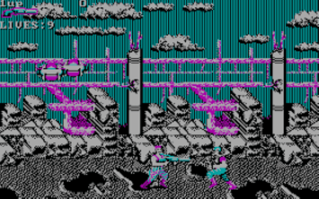 Gameplay screen of Super Contra (8/8) Gameplay screen of Super Contra (8/8)