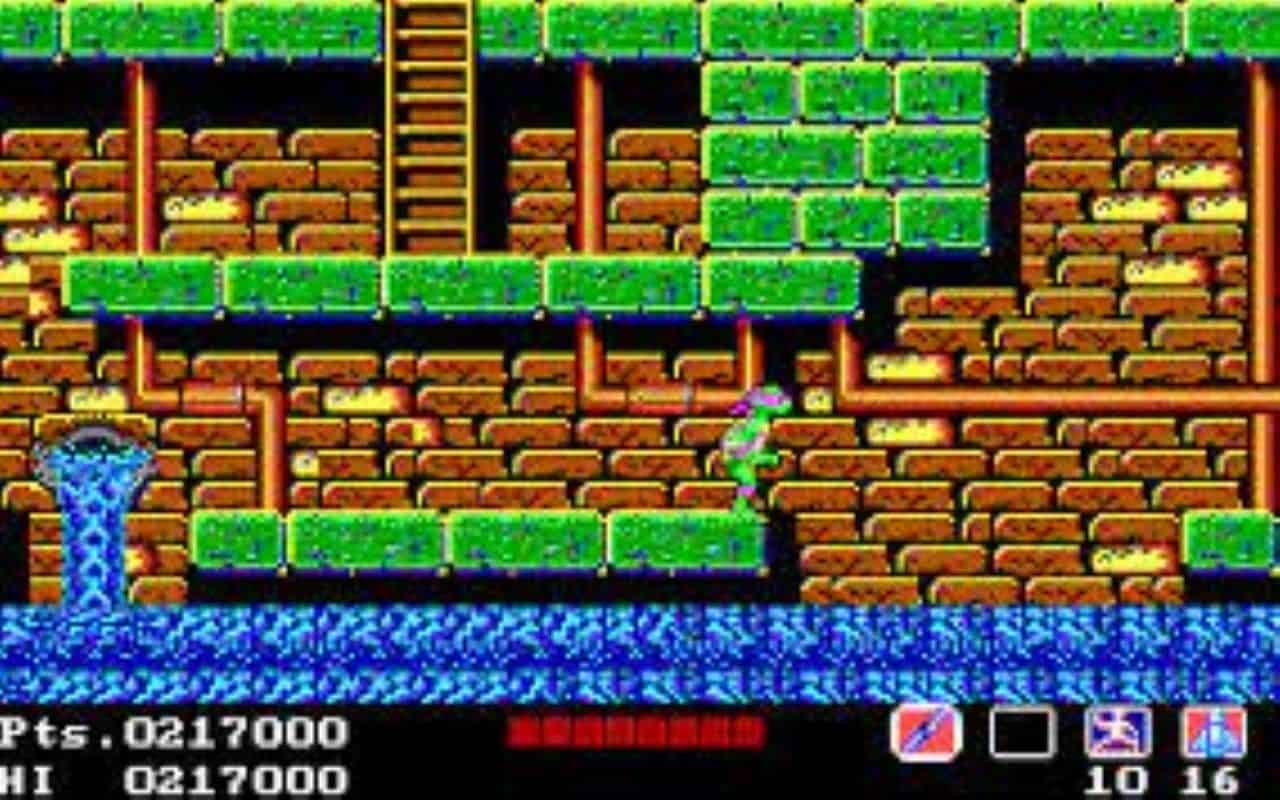 Gameplay screen of Teenage Mutant Ninja Turtles (6/8) Gameplay screen of Teenage Mutant Ninja Turtles (6/8)