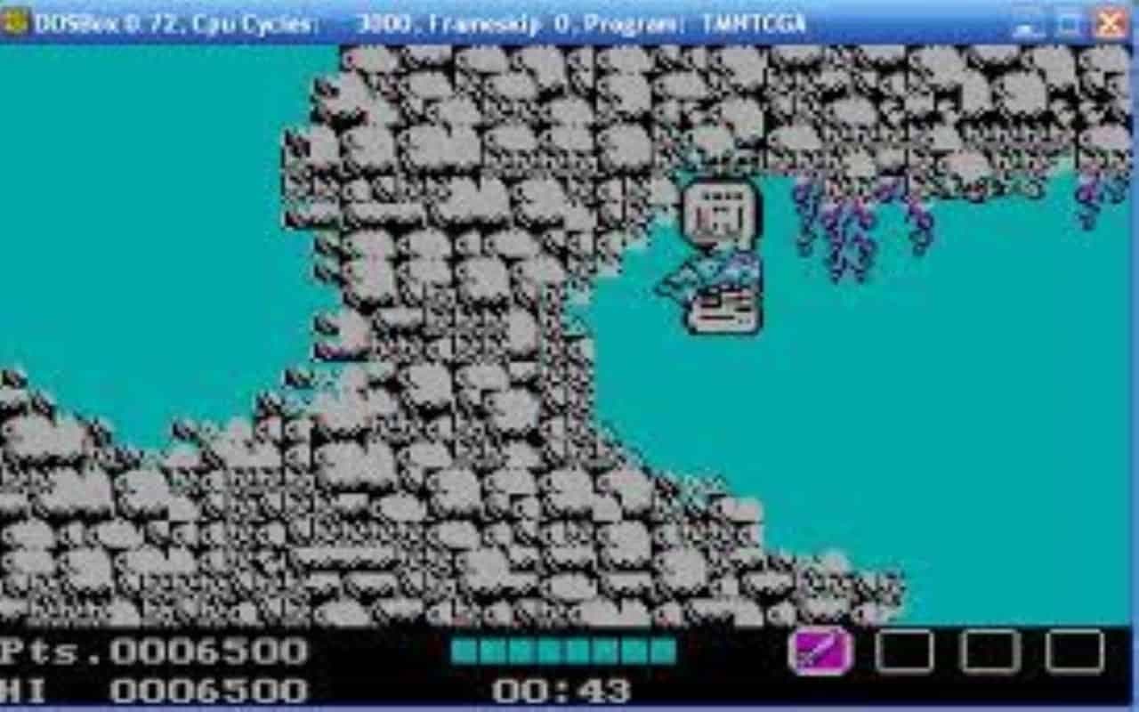 Gameplay screen of Teenage Mutant Ninja Turtles (4/8) Gameplay screen of Teenage Mutant Ninja Turtles (4/8)