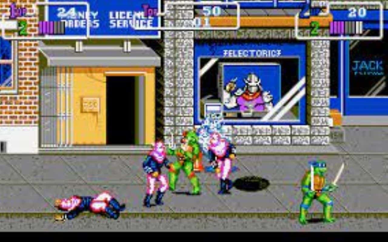 Gameplay screen of Teenage Mutant Ninja Turtles (5/8) Gameplay screen of Teenage Mutant Ninja Turtles (5/8)