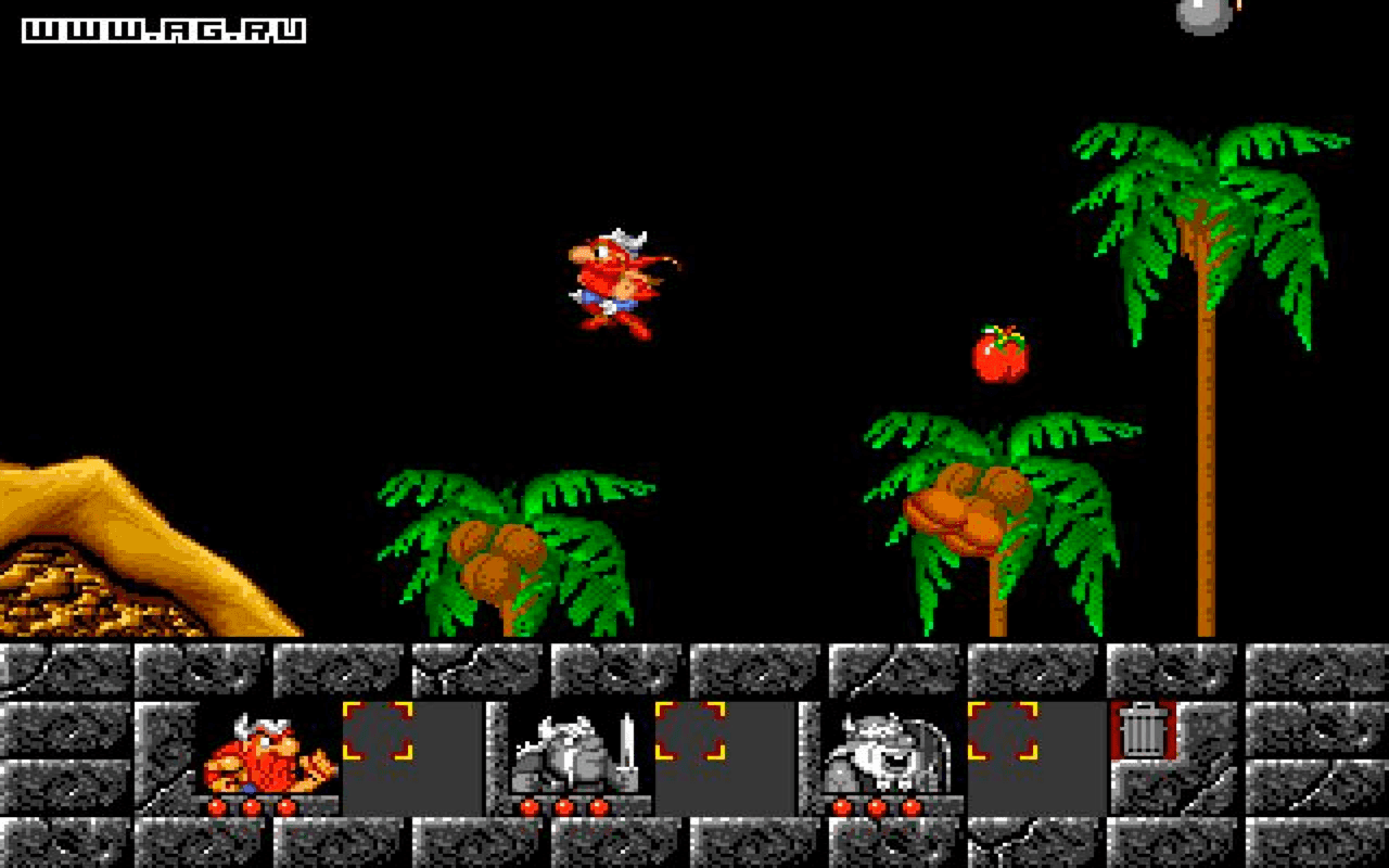 Gameplay screen of The Lost Vikings (3/8) Gameplay screen of The Lost Vikings (3/8)