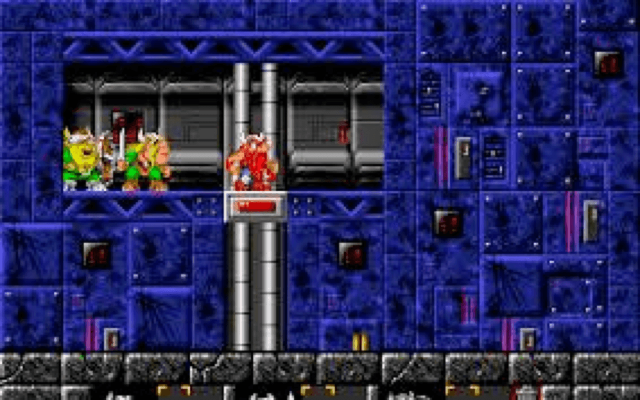 Gameplay screen of The Lost Vikings (8/8) Gameplay screen of The Lost Vikings (8/8)