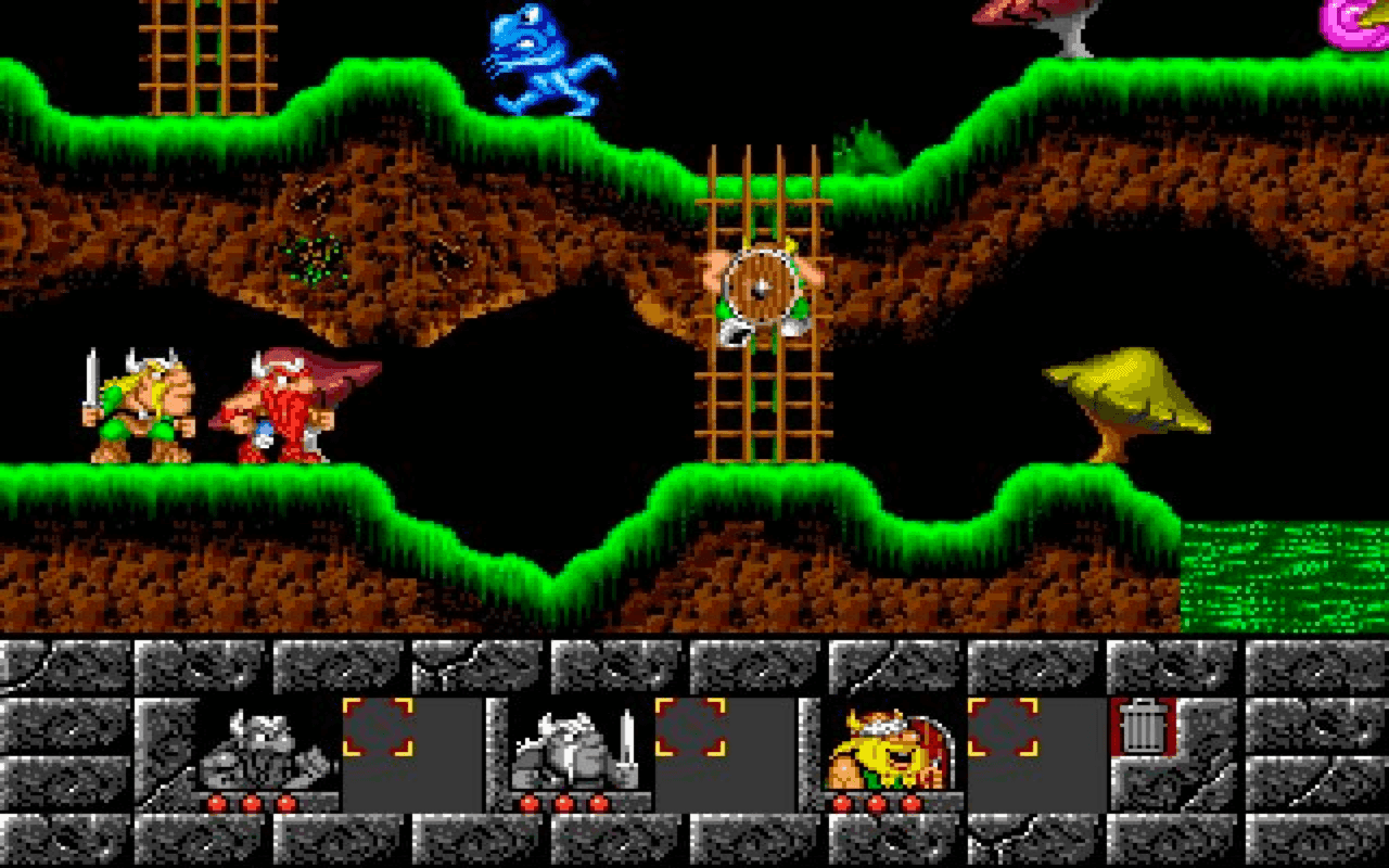 Gameplay screen of The Lost Vikings (5/8) Gameplay screen of The Lost Vikings (5/8)