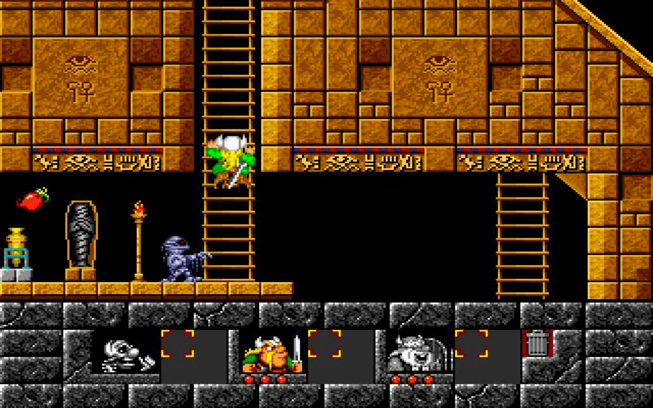 Gameplay screen of The Lost Vikings (4/8) Gameplay screen of The Lost Vikings (4/8)