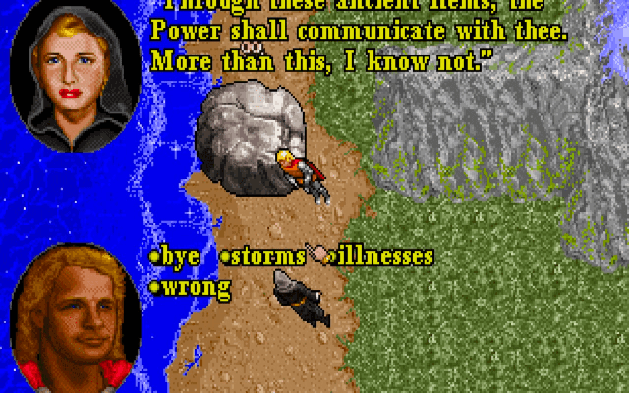 Gameplay screen of Ultima VII: Part Two - Serpent Isle (6/8) Gameplay screen of Ultima VII: Part Two - Serpent Isle (6/8)