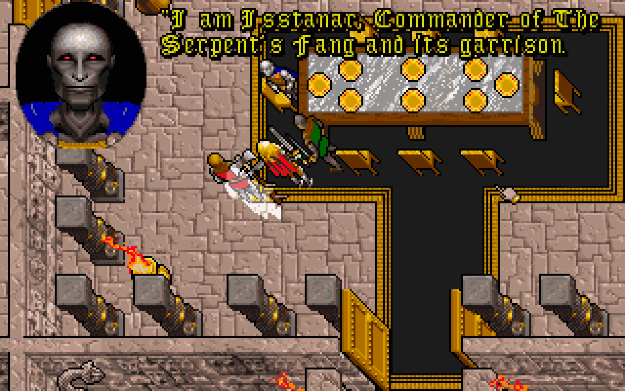 Gameplay screen of Ultima VII: Part Two - The Silver Seed (3/8) Gameplay screen of Ultima VII: Part Two - The Silver Seed (3/8)