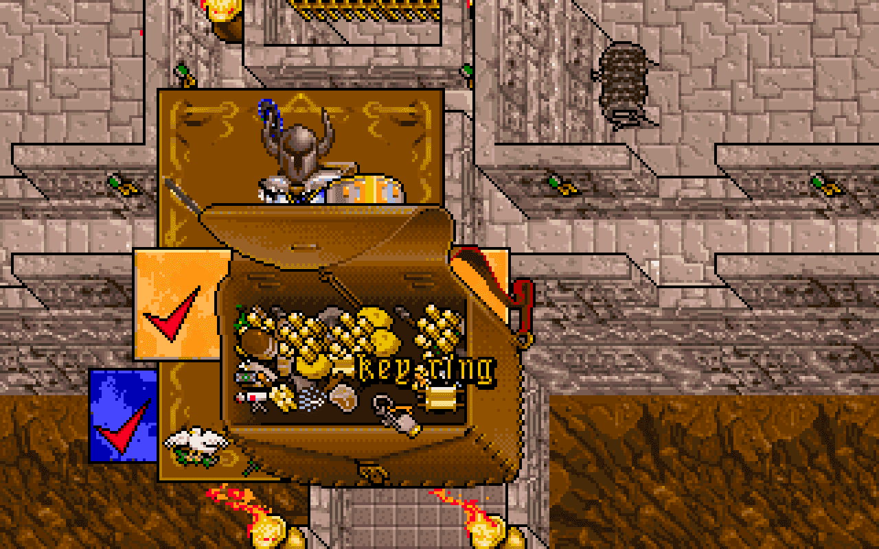 Gameplay screen of Ultima VII: Part Two - The Silver Seed (2/8) Gameplay screen of Ultima VII: Part Two - The Silver Seed (2/8)