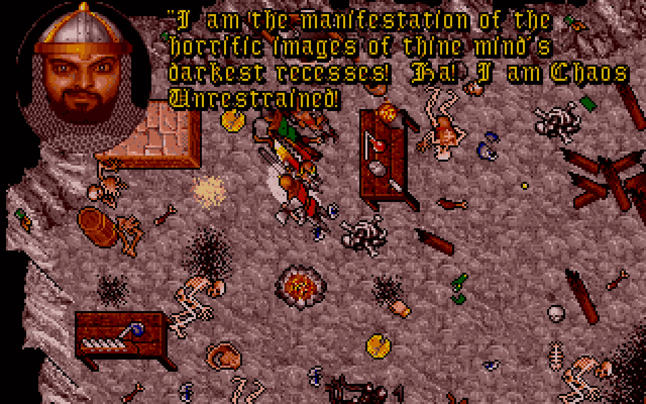 Gameplay screen of Ultima VII: Part Two - The Silver Seed (5/8) Gameplay screen of Ultima VII: Part Two - The Silver Seed (5/8)