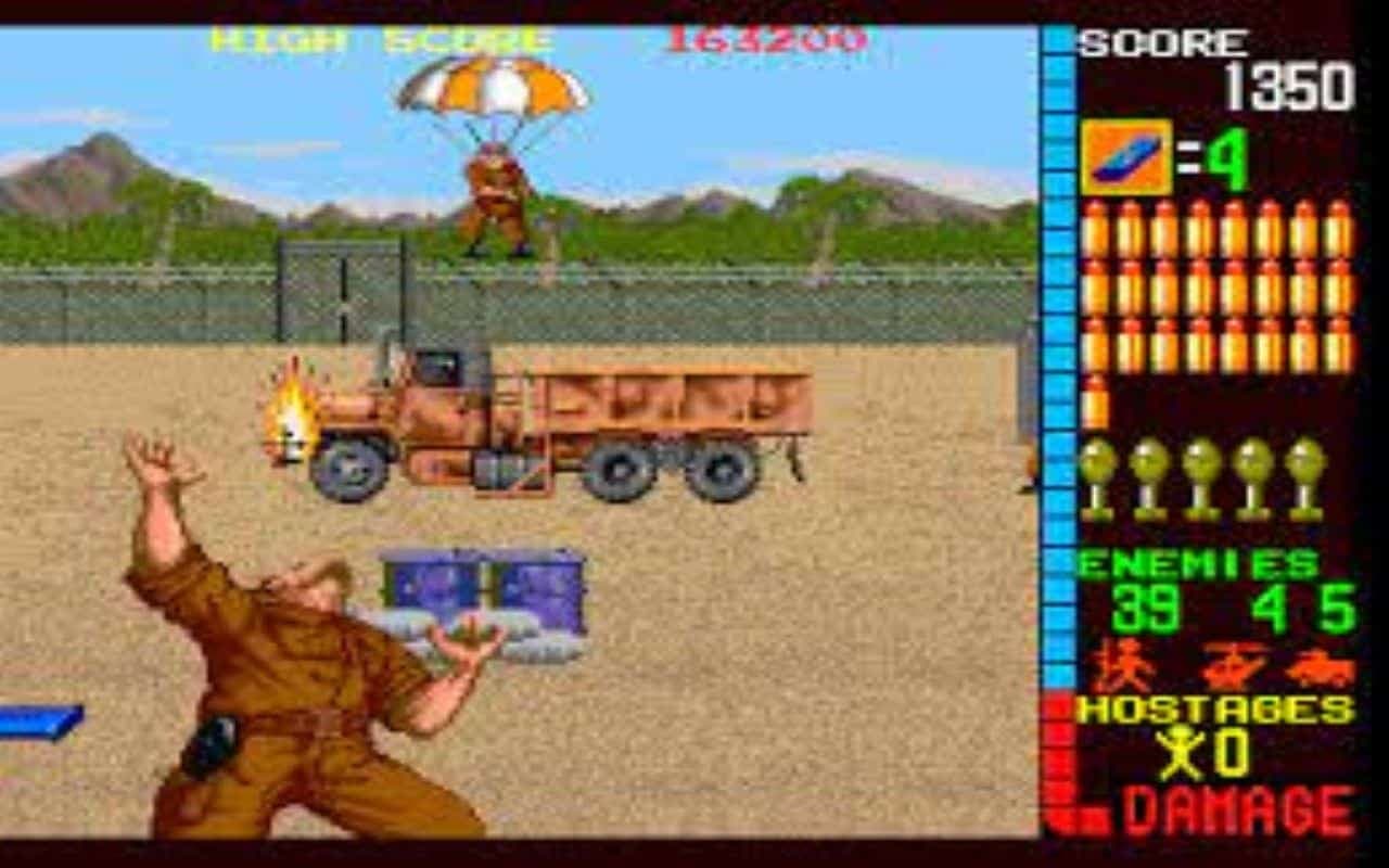 Gameplay screen of Operation Wolf (6/8) Gameplay screen of Operation Wolf (6/8)