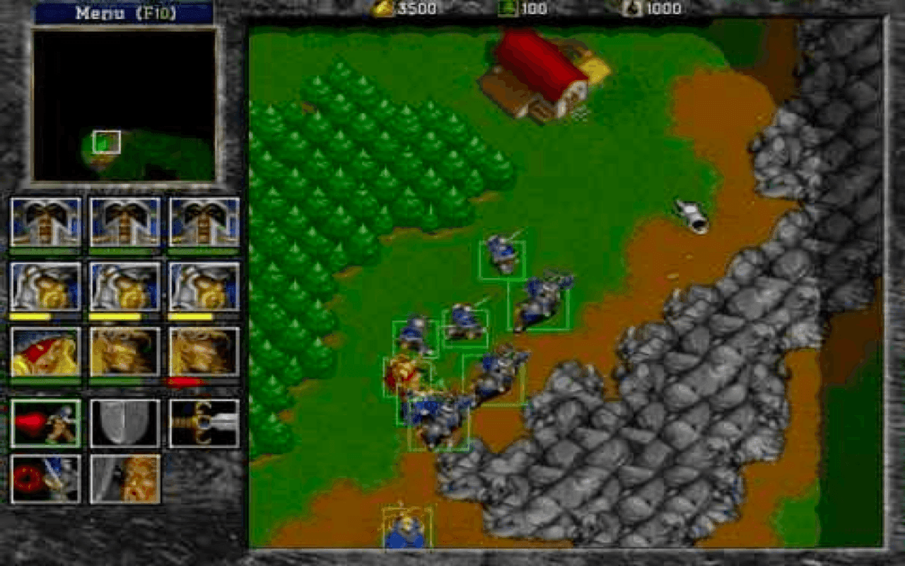 Gameplay screen of WarCraft II: Beyond the Dark Portal (4/8) Gameplay screen of WarCraft II: Beyond the Dark Portal (4/8)
