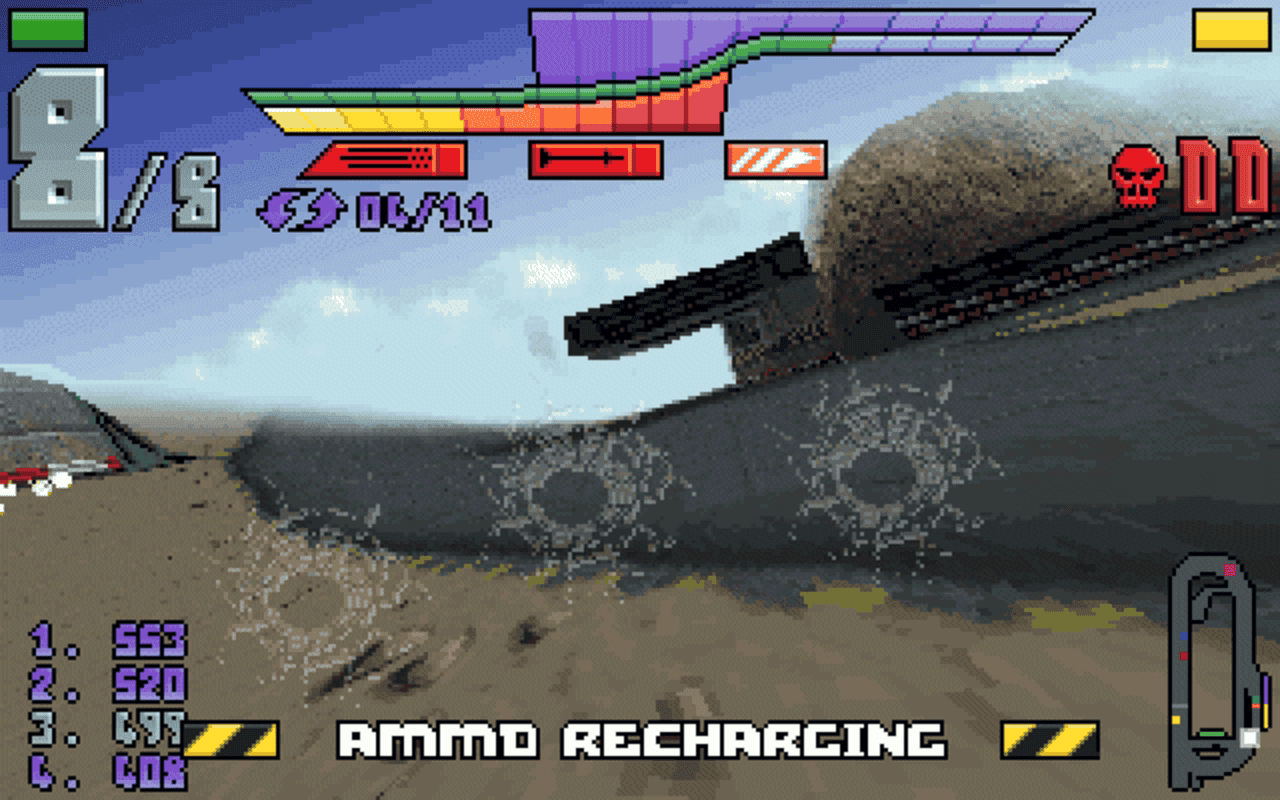 Gameplay screen of Hi-Octane (3/8) Gameplay screen of Hi-Octane (3/8)