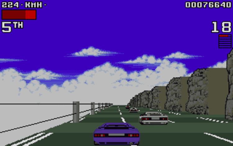 Gameplay screen of Lotus: The Ultimate Challenge (1/8) Gameplay screen of Lotus: The Ultimate Challenge (1/8)