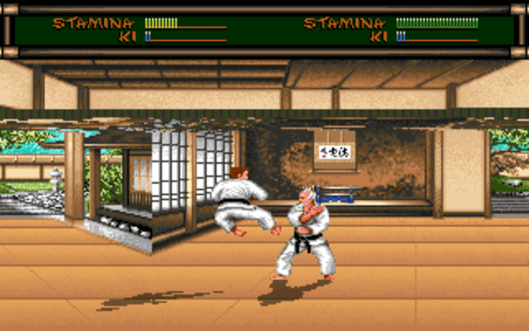 Gameplay screen of Budokan: The Martial Spirit (1/8) Gameplay screen of Budokan: The Martial Spirit (1/8)