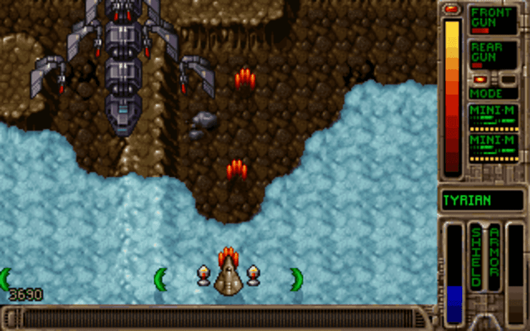 Gameplay screen of Tyrian (2/8) Gameplay screen of Tyrian (2/8)
