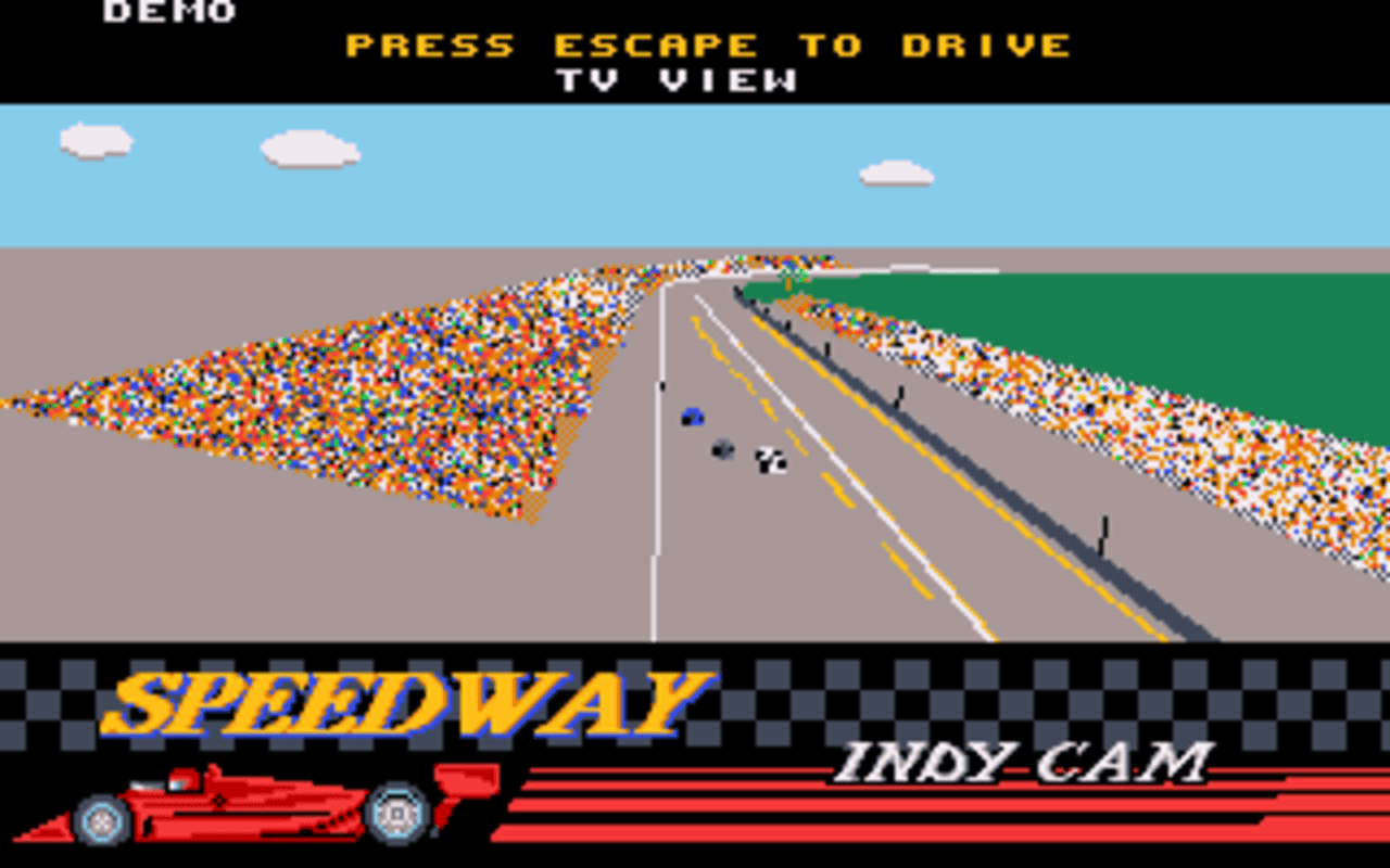 Gameplay screen of Indianapolis 500: The Simulation (3/8) Gameplay screen of Indianapolis 500: The Simulation (3/8)