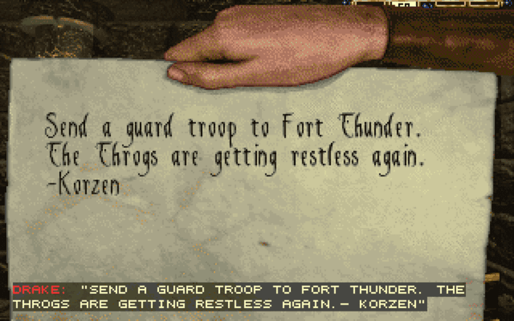 Gameplay screen of Stonekeep (2/8) Gameplay screen of Stonekeep (2/8)