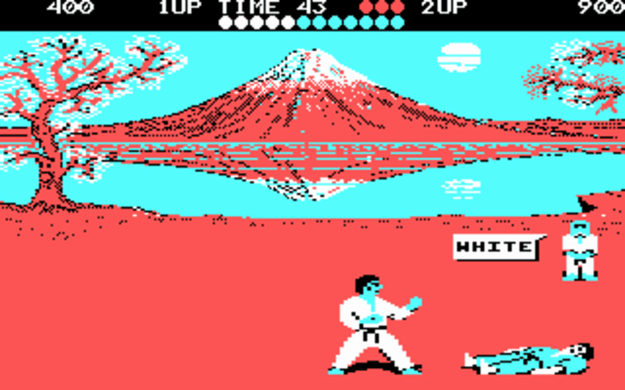 Gameplay screen of World Karate Championship (3/8) Gameplay screen of World Karate Championship (3/8)