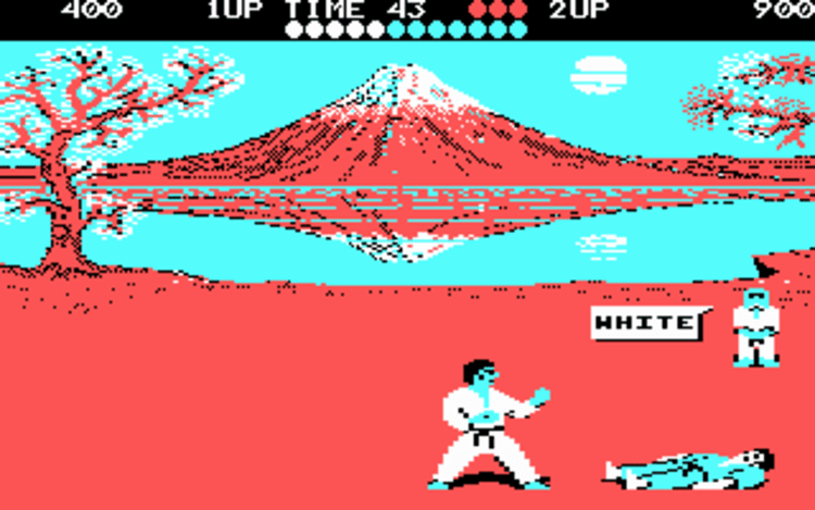 Gameplay screen of World Karate Championship (3/8) Gameplay screen of World Karate Championship (3/8)