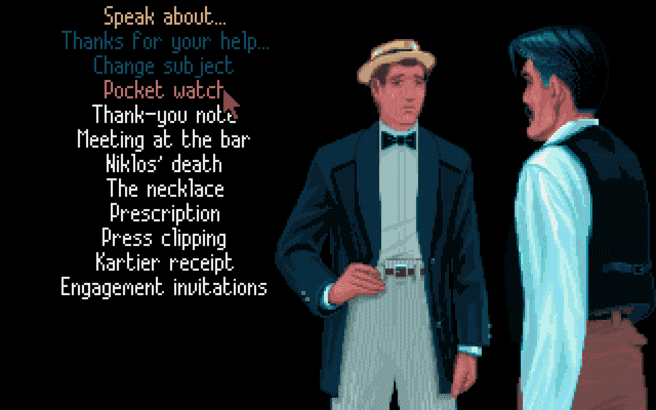 Gameplay screen of Cruise for a Corpse (4/8) Gameplay screen of Cruise for a Corpse (4/8)