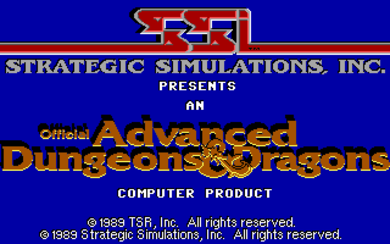 Gameplay screen of Curse of the Azure Bonds (1/4) Gameplay screen of Curse of the Azure Bonds (1/4)