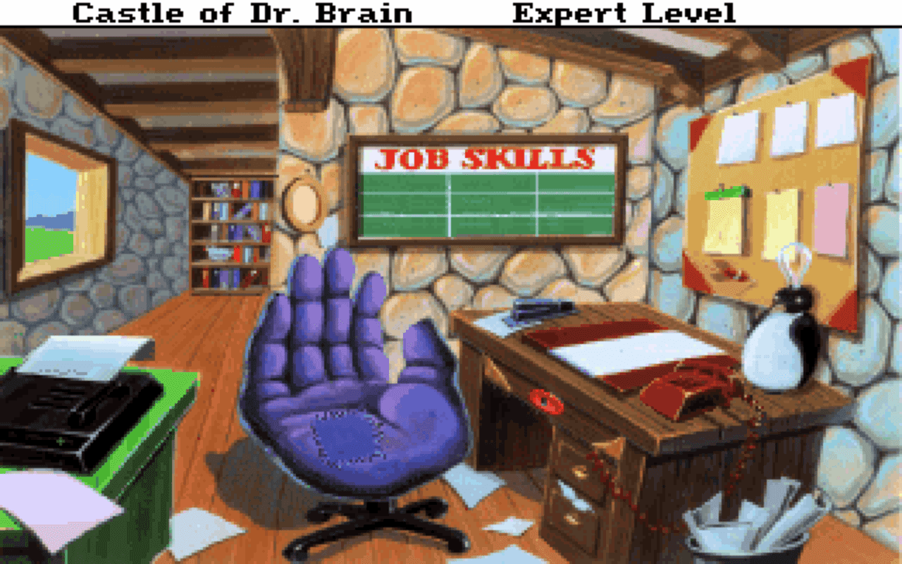 Gameplay screen of Castle of Dr. Brain (4/8) Gameplay screen of Castle of Dr. Brain (4/8)