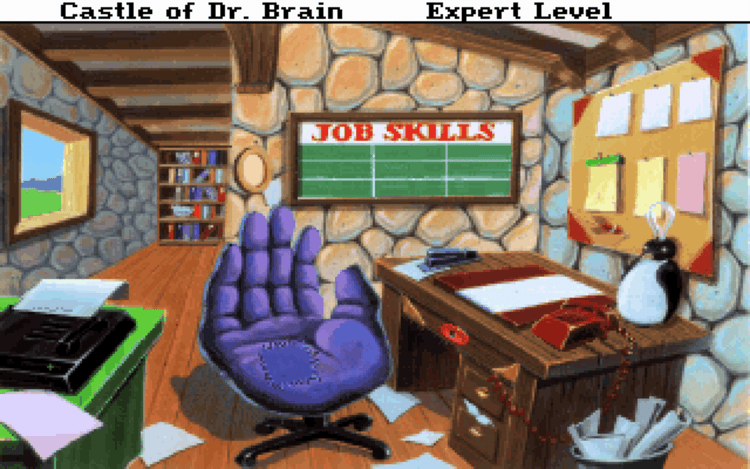 Gameplay screen of Castle of Dr. Brain (4/8) Gameplay screen of Castle of Dr. Brain (4/8)