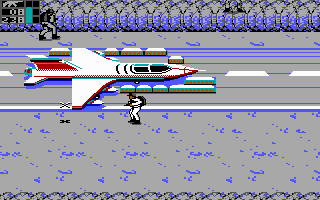 Gameplay screen of Airborne Ranger (1/8) Gameplay screen of Airborne Ranger (1/8)