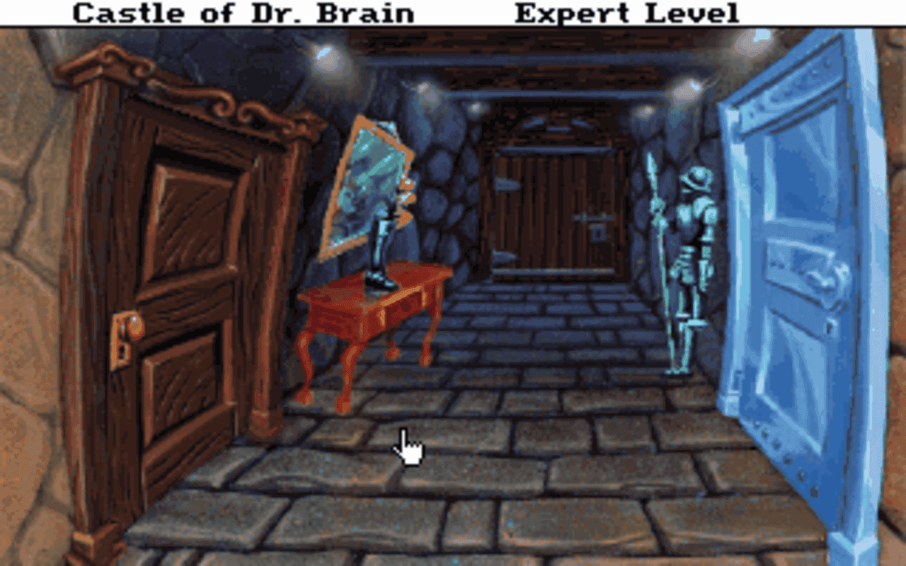 Gameplay screen of Castle of Dr. Brain (2/8) Gameplay screen of Castle of Dr. Brain (2/8)