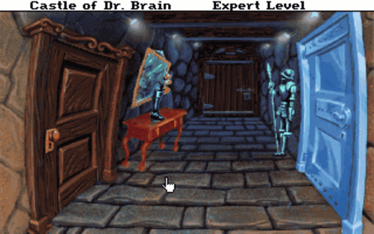 Gameplay screen of Castle of Dr. Brain (2/8) Gameplay screen of Castle of Dr. Brain (2/8)