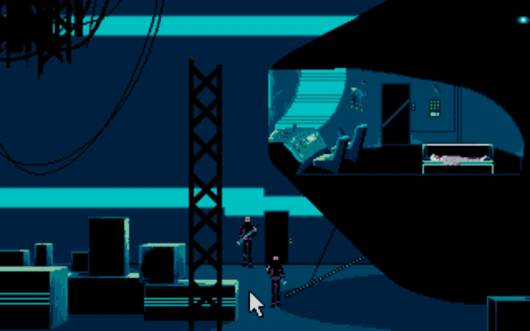 Gameplay screen of Future Wars: Adventures in Time (2/8) Gameplay screen of Future Wars: Adventures in Time (2/8)