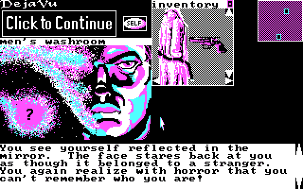 Gameplay screen of Deja Vu: A Nightmare Comes True!! (1/8) Gameplay screen of Deja Vu: A Nightmare Comes True!! (1/8)