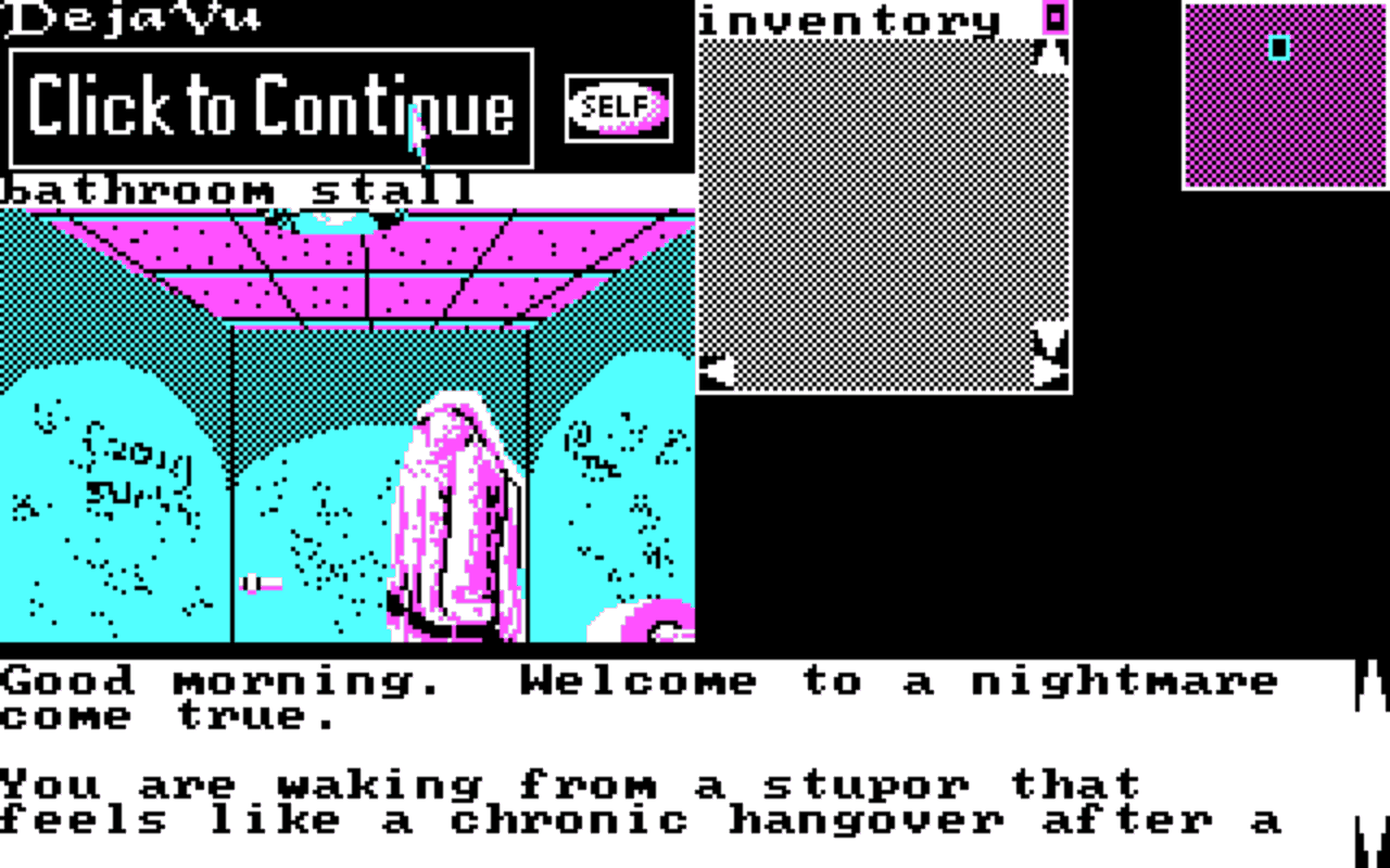 Gameplay screen of Deja Vu: A Nightmare Comes True!! (4/8) Gameplay screen of Deja Vu: A Nightmare Comes True!! (4/8)