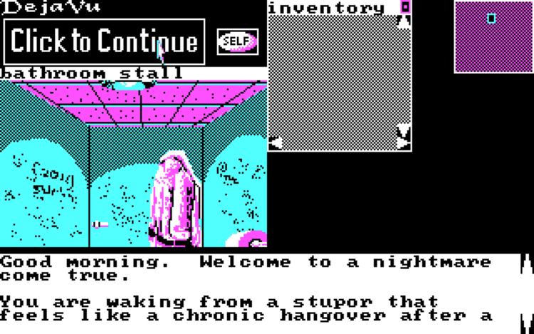 Gameplay screen of Deja Vu: A Nightmare Comes True!! (4/8) Gameplay screen of Deja Vu: A Nightmare Comes True!! (4/8)