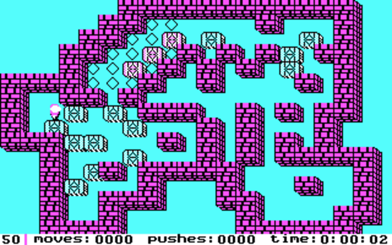 Gameplay screen of Soko-Ban (6/8) Gameplay screen of Soko-Ban (6/8)