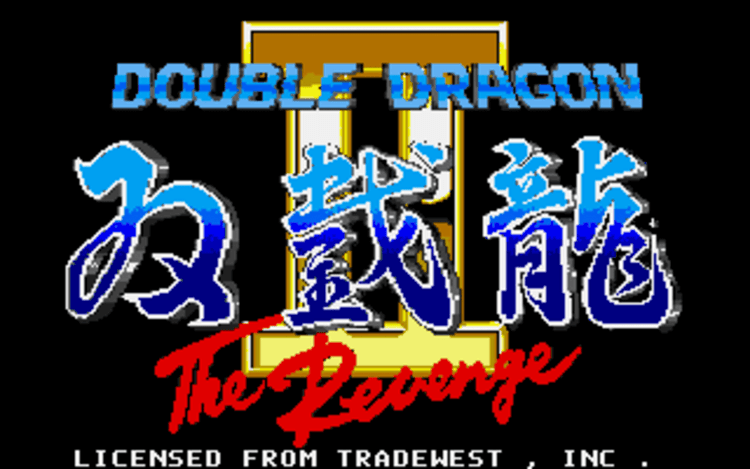 Gameplay screen of Double Dragon II: The Revenge (1/8) Gameplay screen of Double Dragon II: The Revenge (1/8)