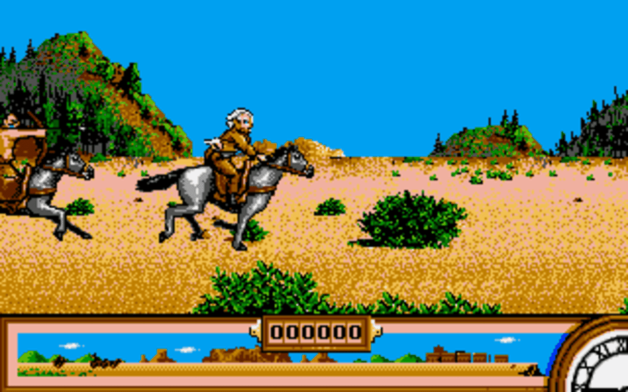 Gameplay screen of Back to the Future Part III (1/8) Gameplay screen of Back to the Future Part III (1/8)