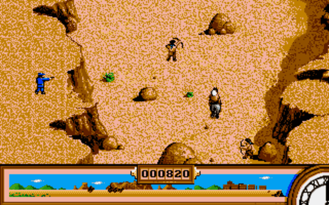 Gameplay screen of Back to the Future Part III (2/8) Gameplay screen of Back to the Future Part III (2/8)