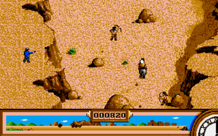 Gameplay screen of Back to the Future Part III (2/8) Gameplay screen of Back to the Future Part III (2/8)