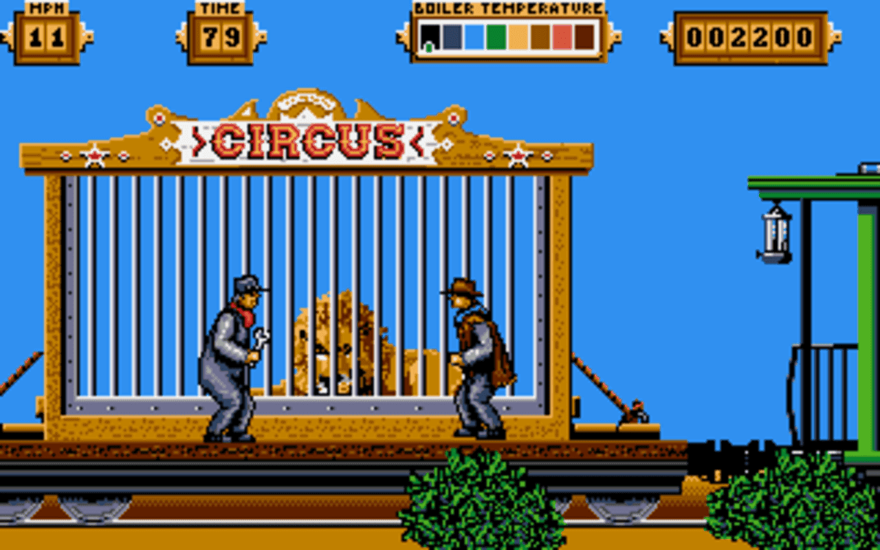 Gameplay screen of Back to the Future Part III (8/8) Gameplay screen of Back to the Future Part III (8/8)