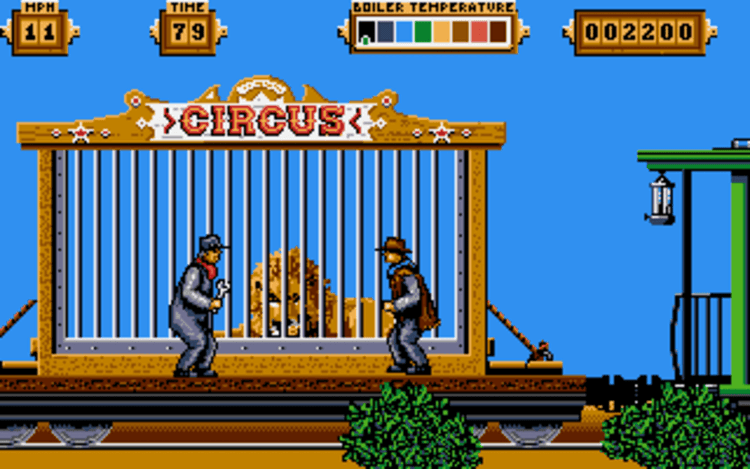 Gameplay screen of Back to the Future Part III (8/8) Gameplay screen of Back to the Future Part III (8/8)