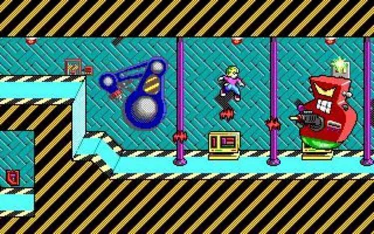 Gameplay screen of Commander Keen 5: The Armageddon Machine (3/8) Gameplay screen of Commander Keen 5: The Armageddon Machine (3/8)