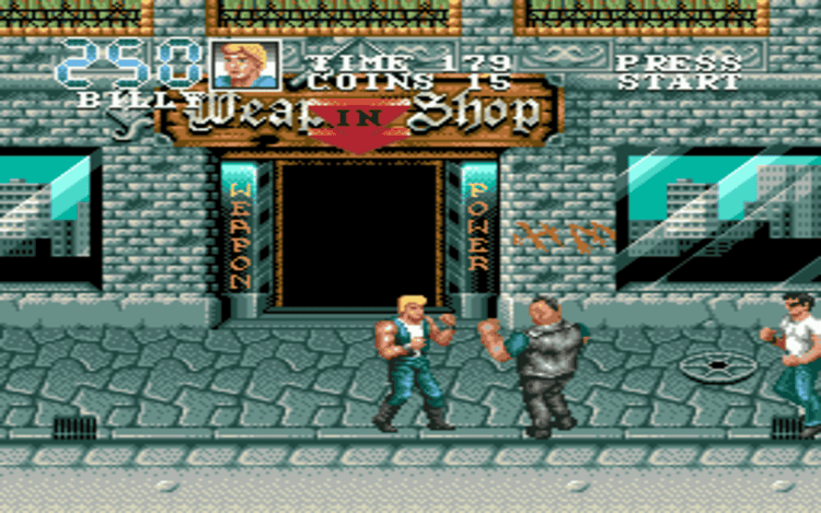 Gameplay screen of Double Dragon 3: The Rosetta Stone (4/8) Gameplay screen of Double Dragon 3: The Rosetta Stone (4/8)