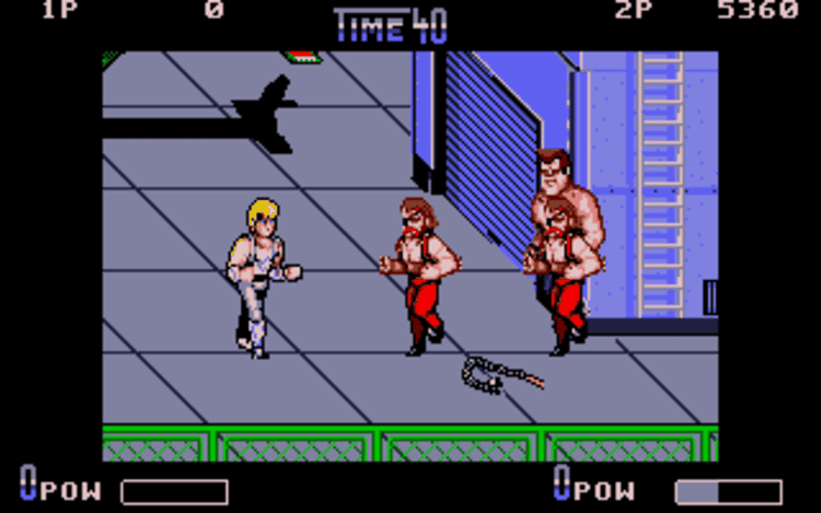 Gameplay screen of Double Dragon II: The Revenge (5/8) Gameplay screen of Double Dragon II: The Revenge (5/8)