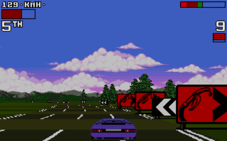 Gameplay screen of Lotus: The Ultimate Challenge (8/8) Gameplay screen of Lotus: The Ultimate Challenge (8/8)