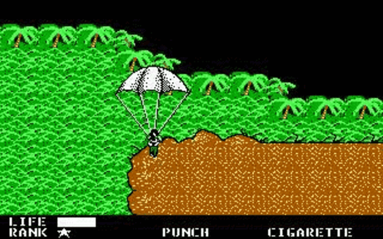 Gameplay screen of Metal Gear (1/4) Gameplay screen of Metal Gear (1/4)