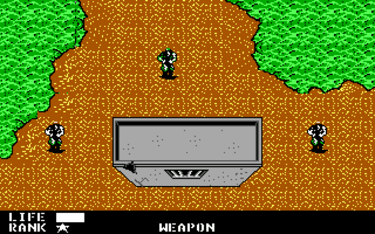 Gameplay screen of Metal Gear (3/4) Gameplay screen of Metal Gear (3/4)