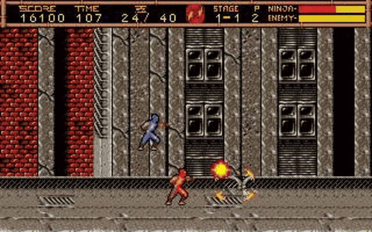 Gameplay screen of Ninja Gaiden II: The Dark Sword of Chaos (2/8) Gameplay screen of Ninja Gaiden II: The Dark Sword of Chaos (2/8)